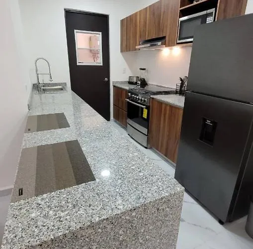Moderno Departamento Vacacional En Playa * Playa del Carmen